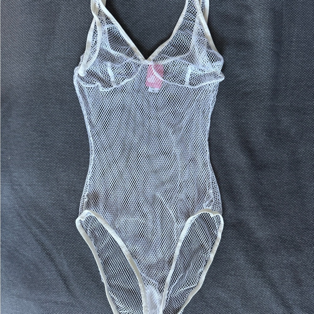 NWOT - American Apparel Fishnet Bodysuit